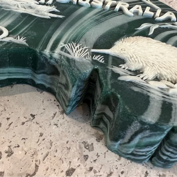 VTG Australian Marble Stone Paperweight - Picture 6 of 7